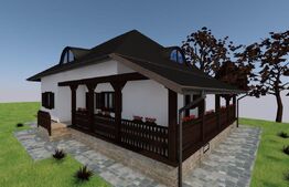 Casa in stil traditional, 4 camere, 160mp, Moara