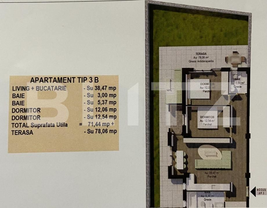 Apartament de vânzare 3 camere Falticeni - 151886AV | BLITZ Suceava | Poza2