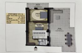 Oportunitate Blitz - Penthouse, 49,62 mp, bloc nou, în Fălticeni