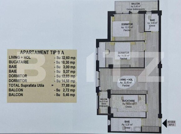 Apartament de vânzare 3 camere Falticeni - 152215AV | BLITZ Suceava | Poza1