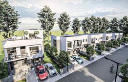 Ansamblu de case, duplexuri si case individuale, zona Scheia