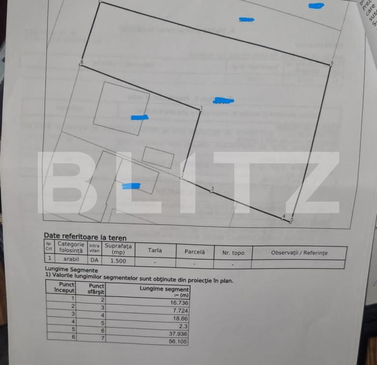 Teren de vânzare Sud Vest - 155734TV | BLITZ Suceava | Poza1