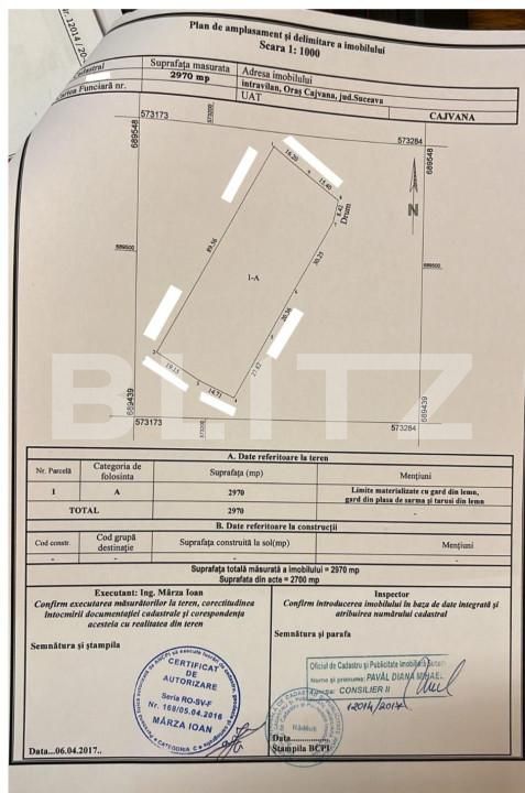 Teren de vânzare Exterior Nord - 156637TV | BLITZ Suceava | Poza1