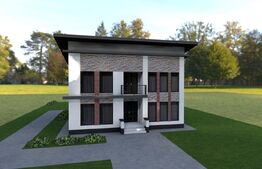 Casa moderna, individuala, teren 600mp