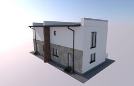 Duplex modern, 2 camere, 110 mp utili, 220 mp, teren, zona Burdujeni