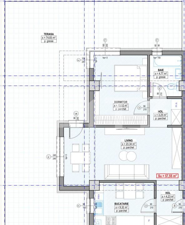 Apartament de vânzare 2 camere Vest - 168655AV | BLITZ Suceava | Poza1