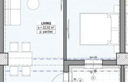 Apartament 2 camere, 58 mp, cu terasa de 68 mp, plata la dezvoltator, Suceava