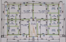 Apartament 3 camere, 80 mp, bloc nou in zona Tisauti