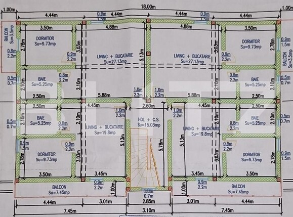 Apartament de vânzare 3 camere Exterior Sud - 173867AV | BLITZ Suceava | Poza12