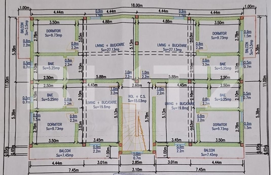 Apartament de vânzare 3 camere Exterior Sud - 173867AV | BLITZ Suceava | Poza12