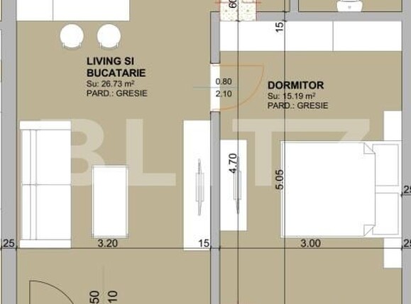 Apartament de vânzare 2 camere Central - 174767AV | BLITZ Suceava | Poza3