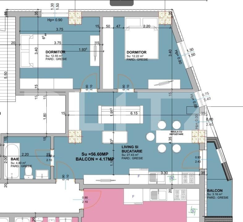 Apartament de vânzare 2 camere Central - 174767AV | BLITZ Suceava | Poza4
