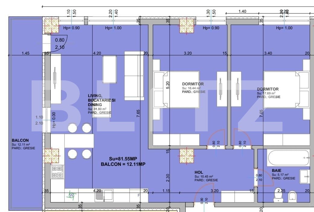 Apartament de vânzare 2 camere Central - 174767AV | BLITZ Suceava | Poza8