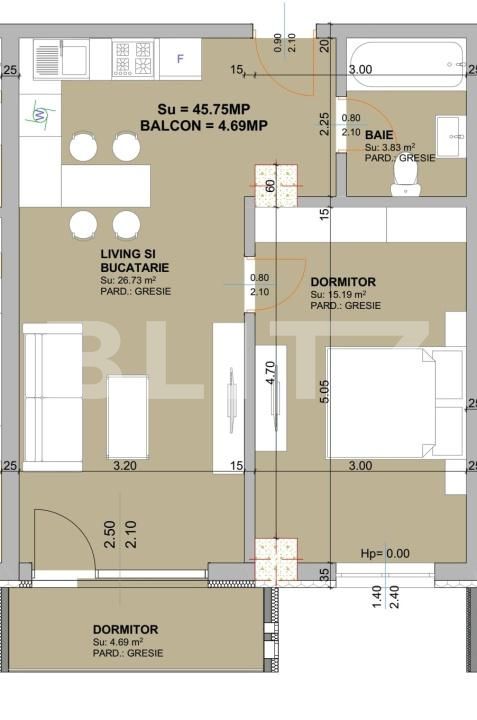 Apartament de vânzare 2 camere Central - 174767AV | BLITZ Suceava | Poza3