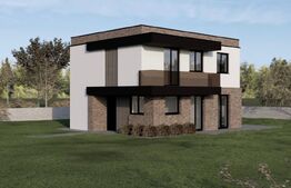 Casa moderna stil mediteranian  , zona rezidentiala Lisaura 