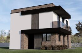 Casa moderna stil mediteranian  , zona rezidentiala Lisaura 