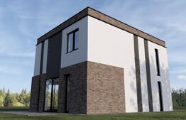 Casa moderna stil mediteranian  , zona rezidentiala Lisaura 