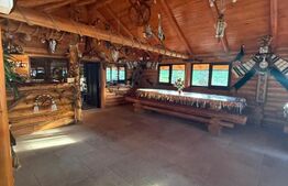 Cabana din lemn rotund, 2 camere, 140 mp, teren 2800 mp, Paltinoasa