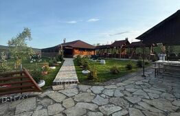 Cabana din lemn rotund, 2 camere, 140 mp, teren 2800 mp, Paltinoasa