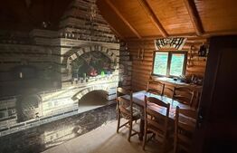 Cabana din lemn rotund, 2 camere, 140 mp, teren 2800 mp, Paltinoasa