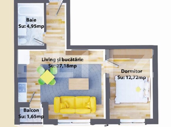 Apartament de vânzare 2 camere Periferie - 182930AV | BLITZ Suceava | Poza1