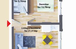 Apartamente de 2 camere, 38,05 mp, moderne, zona Ipotesti