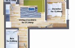 Apartamente de 2 camere, 44.58 mp, modern, zona Ipotesti
