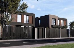 Casa moderna la roșu , 114.95 mp utili,  324 mp teren - Burdujeni