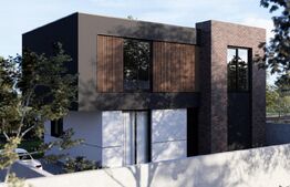 Casa moderna la roșu , 114.95 mp utili,  324 mp teren - Burdujeni