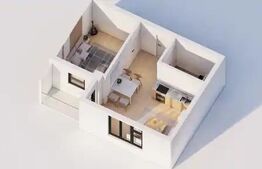 Apartament 2 camere, etaj intermediar Radauti, TVA inclus in pret !