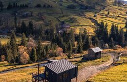 Cabana Tiny House, cu 2 ha teren intravilan, în Bucovina, Moldovita