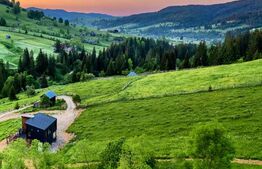 Cabana Tiny House, cu 2 ha teren intravilan, în Bucovina, Moldovita