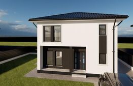 Casa moderna, materiale premium, 150 mp construiti, zona rezidentiala Scheia