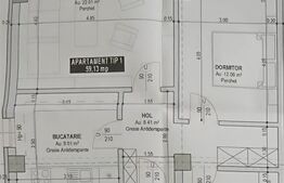 Apartament 2 camere decomandate, 59 mp, bloc nou, Burdujeni