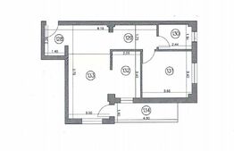 Apartament 2 camere, etaj 3, bloc nou- zona Obcini