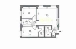 Apartament 3 camere, parter, bloc nou- zona Obcini