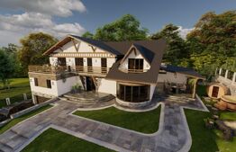 Vila in Voronet, 287 mp utili, 950 mp teren,  zona deosebita!