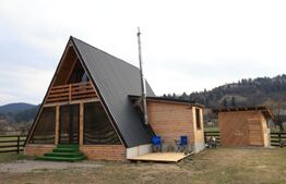 Cabană A-frame în Vama, 110 mp, 1800 mp teren 