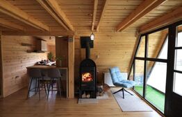 Cabană A-frame în Vama, 110 mp, 1800 mp teren 