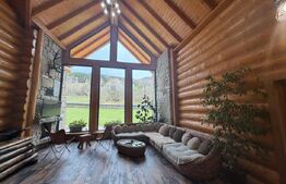 Cabana exclusivista din lemn rotund, 5500mp teren, Sucevita
