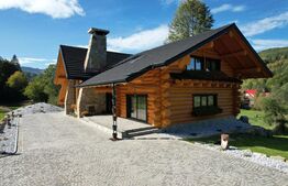 Cabana exclusivista din lemn rotund, 5500mp teren, Sucevita