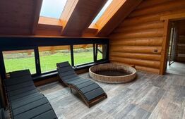 Cabana exclusivista din lemn rotund, 5500mp teren, Sucevita