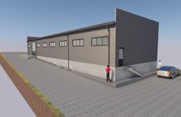 Hală industrială/depozitare, 440 mp, 1650 mp teren, zona Burdujeni, Suceava