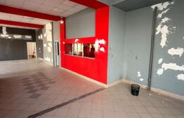 Spatiu de inchiriat, 146 mp, vitrina 20 ml, zona Burdujeni