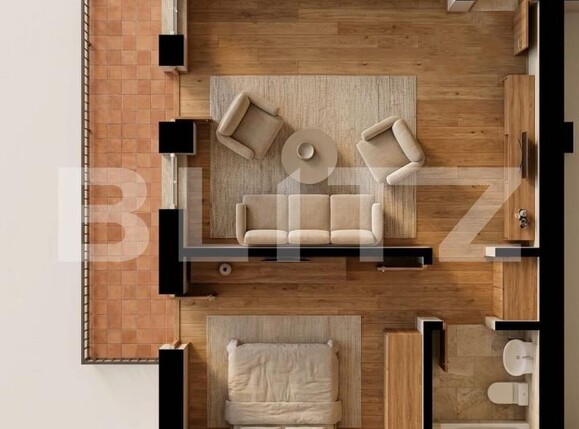 Apartament de vânzare 2 camere Burdujeni - 202556AV | BLITZ Suceava | Poza1