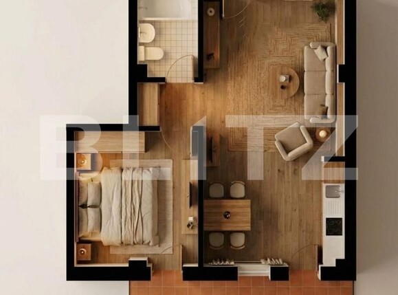 Apartament de vânzare 2 camere Burdujeni - 202560AV | BLITZ Suceava | Poza1