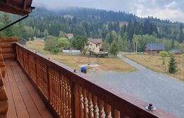 Cabana din bustean masiv si o suprafata de teren de 9000 mp in Vatra Dornei