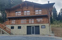 Cabana din bustean masiv si o suprafata de teren de 9000 mp in Vatra Dornei