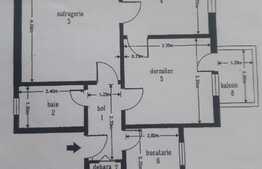 Apartament 3 camere, 47 mp, mobilat/utilat, zona Belvedere