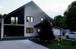 Casă individuală 165 mp utili, 500 mp teren, garaj, în Sfantul Ilie